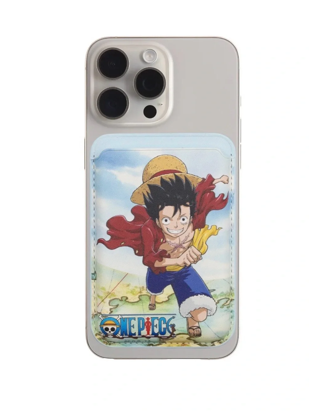 CultureFly Magnetic MagSafe Wallet One Piece Luffy Running